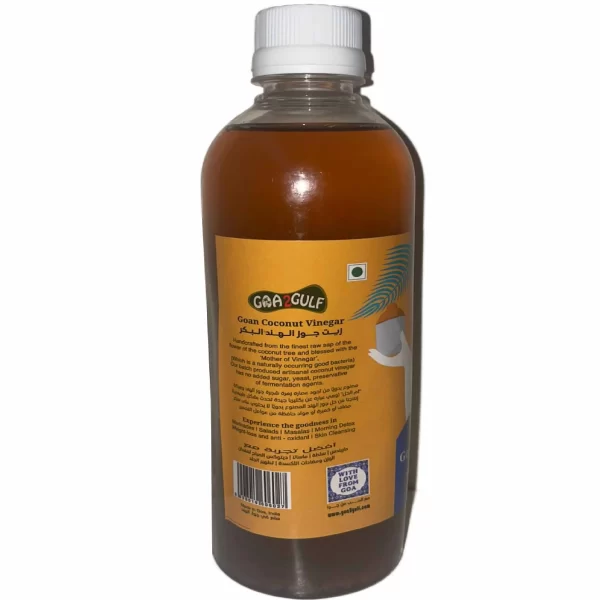 Goa2gulf Goan Coconut vinegar 500 ML - Image 2