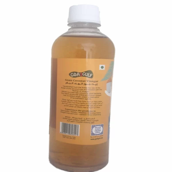 Goa2gulf Goan Coconut vinegar 500 ML - Image 4