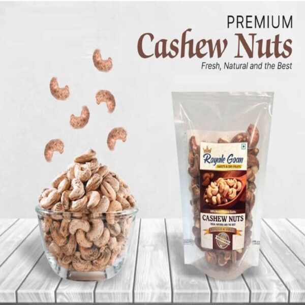 Royale Goan Cashewnuts with Skin 250 grams