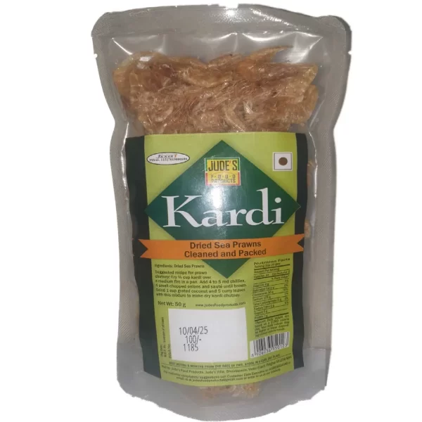 Judes Kardi 50 grams - Plain Dried Sea Prawns